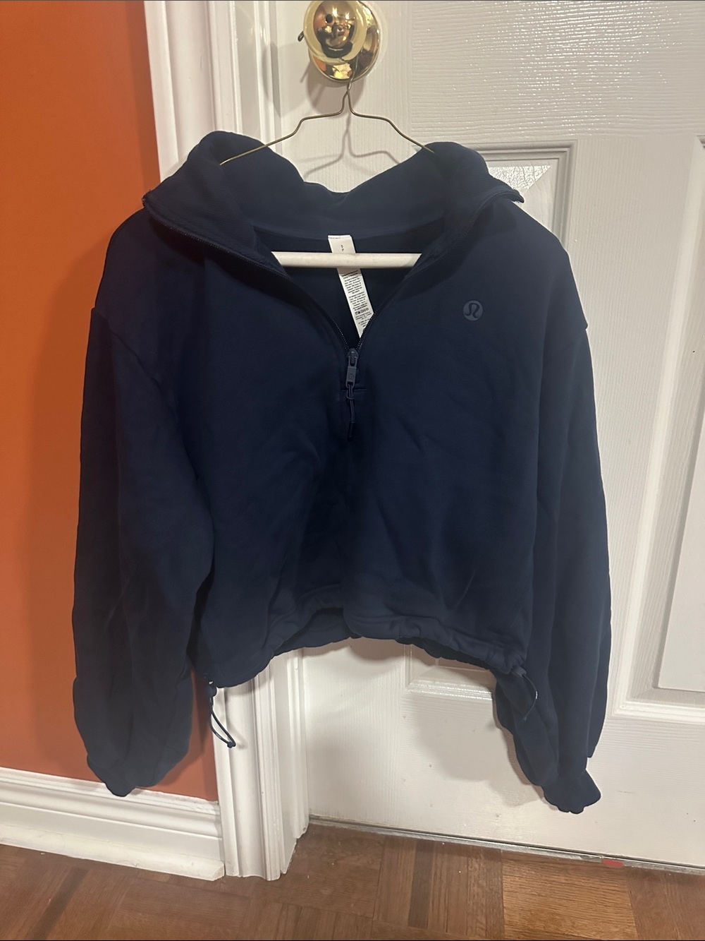 lululemon athletica Navy Half-Zip Cowl Sweatshirt